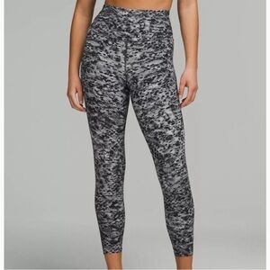 Lululemon Base Pace High-Rise Running Tight Estuary Grey Multi size 2